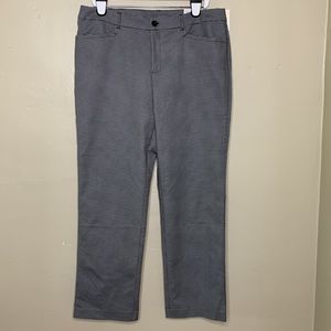 CHRISTOPHER & BANKS Pants Tan THE PERFECT PANT Trouser Shaped Fit Mid-Rise 14